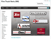 Tablet Screenshot of firetruckparts.org